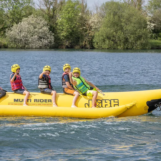 Banana inflatable ride