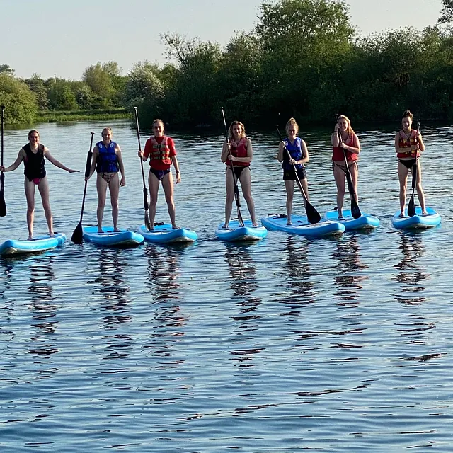 Paddle boarding