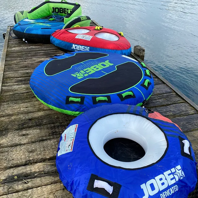 Inflatable rides in the cotswold