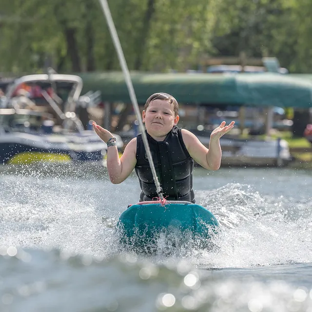 Wakeboarding on the Cotswold Water Park