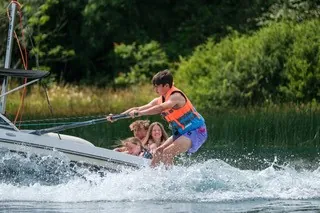 waterskiing