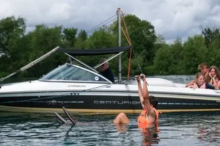 waterskiing