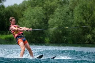 waterskiing